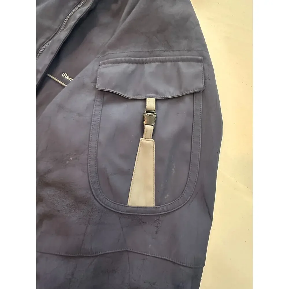 Dunbrooke Venture Hooded Jacket Large Blue Soft Shell Diamond Exchange Coat